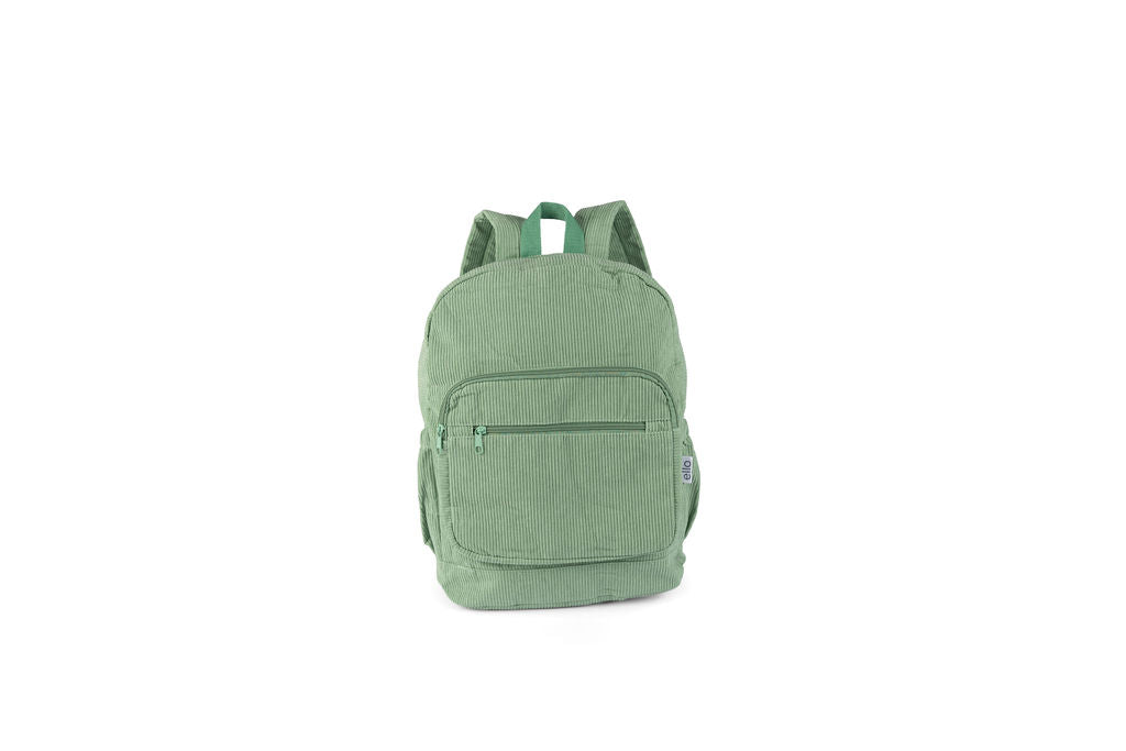 GREEN Corduroy Backpack - Customiseable