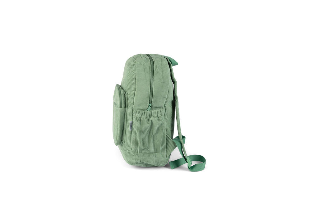GREEN Corduroy Backpack - Customiseable